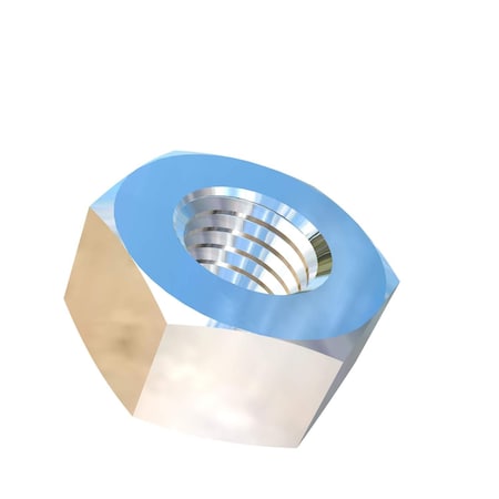 Hex Nut, 1/4"-28, Titanium, Grade 2